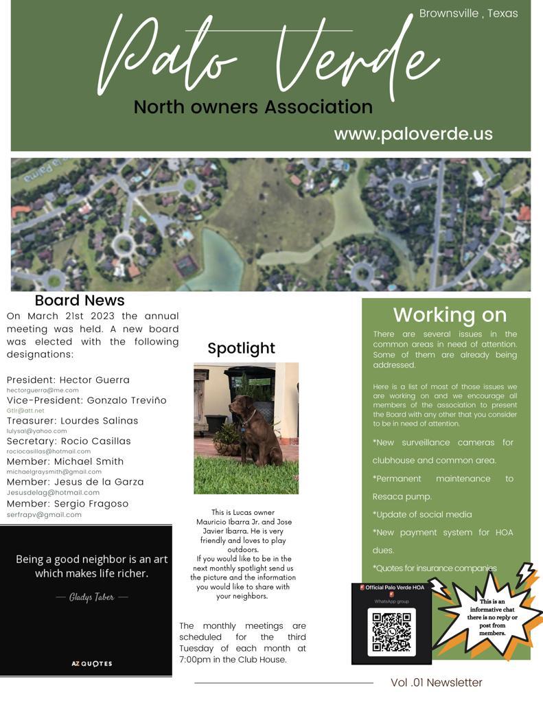 April Newsletter