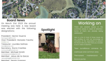 April Newsletter
